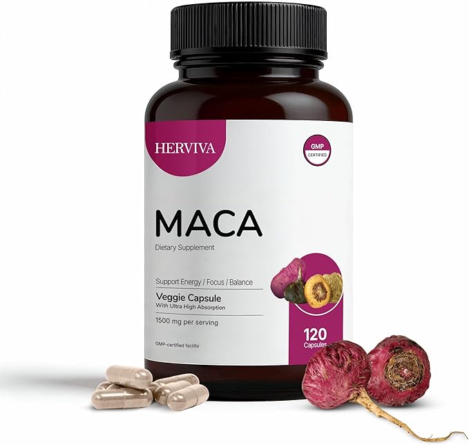 How 1500mg Maca Root Boosts Natural Vitality | Don't Cry Age : Premium Supplements