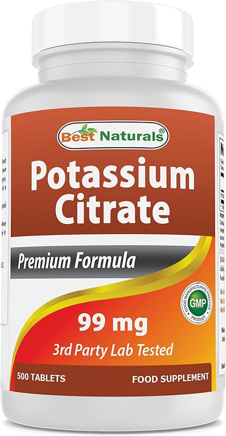Protect Heart & Kidneys with Potassium Citrate 99mg | Don't Cry Age : Premium Supplements