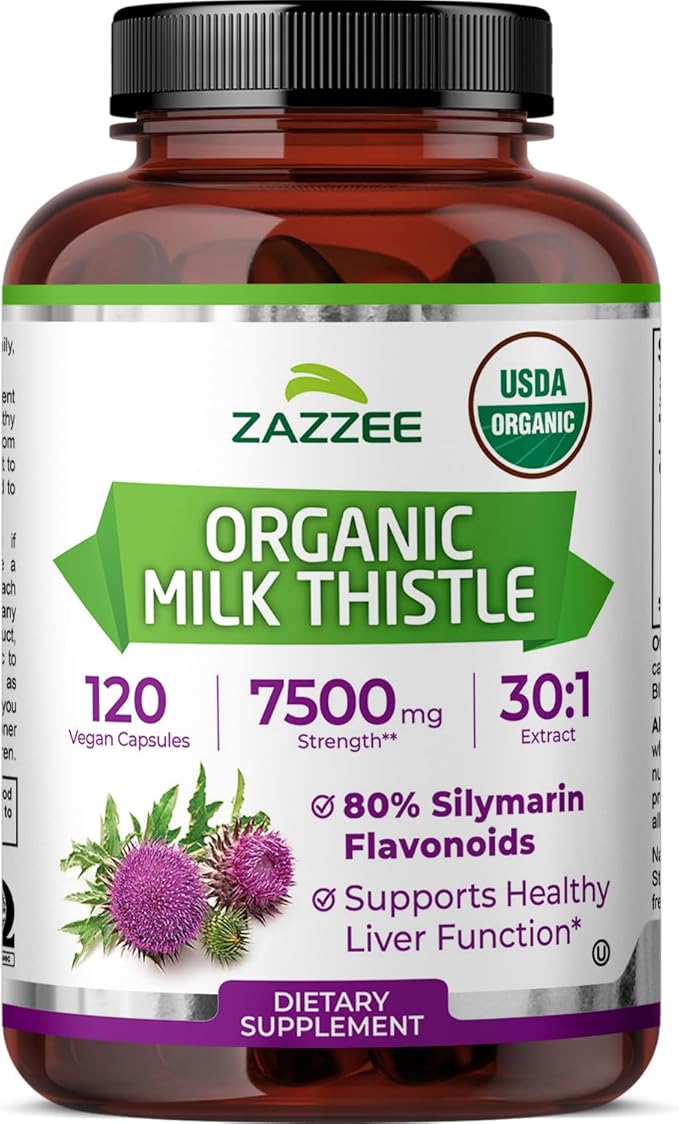 Revitalize Your Liver with Organic Milk Thistle | Don't Cry Age : Premium Supplements