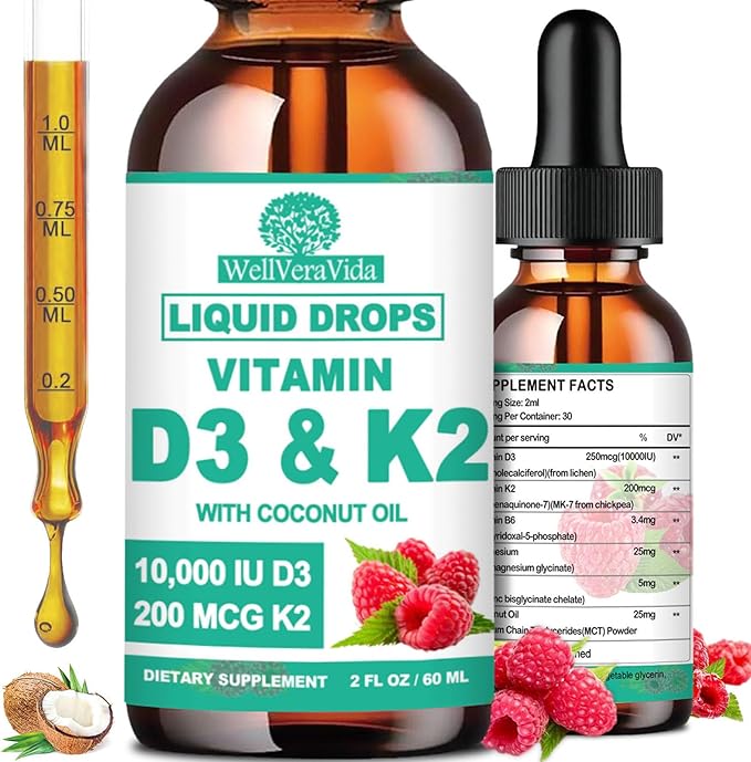 6X Stronger: Why Liquid D3 K2 Beats Softgels | Don't Cry Age : Premium Supplements
