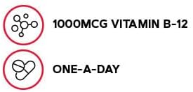 GNC Vitamin B-12 1000mcg, Supports Energy Production, 90 Caplets