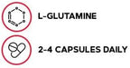 GNC Pro Performance L-Glutamine 1500mg, Amino Acid Supplement, Supports Muscle Recovery & Function, Fuels Immune System, Plays Key Role in Protein Synthesis, Unflavored, Gluten Free, 180 Capsules