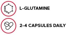 GNC Pro Performance L-Glutamine 1500mg, Amino Acid Supplement, Supports Muscle Recovery & Function, Fuels Immune System, Plays Key Role in Protein Synthesis, Unflavored, Gluten Free, 180 Capsules