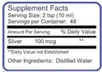 10 ppm 16 oz Colloidal Silver Natural Immune Support Health Supplement