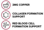 GNC Copper 2mg, Important for Iron Absorption, 100 Count