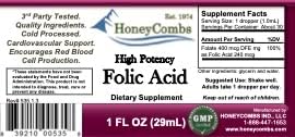 Vitamin B9 Folic Acid Liquid Drops – Made in USA - Liquid Folate Drops - Prenatal Vitamin - High Poteny Fast Absorption Great for Men, Women, Elderly, and Children. 1oz - Bulk Sizes Also Available