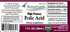 Vitamin B9 Folic Acid Liquid Drops – Made in USA - Liquid Folate Drops - Prenatal Vitamin - High Poteny Fast Absorption Great for Men, Women, Elderly, and Children. 1oz - Bulk Sizes Also Available
