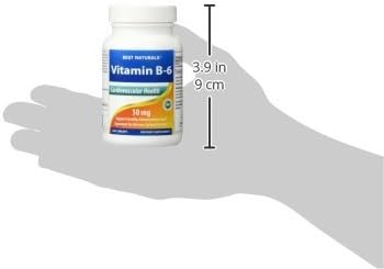 Best Naturals Vitamin B6 50 mg 250 Tablets