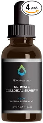 Youngevity Ultimate Colloidal Silver Plus (4 Fl Oz -Pack of 4)
