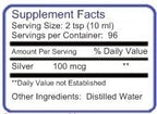 10 ppm 32 oz Colloidal Silver Natural Immune Support Health Supplement