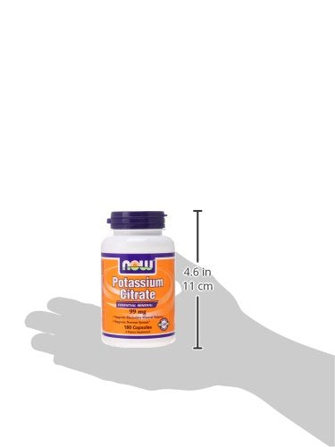 NOW Potassium Citrate 99 mg,180 Capsules