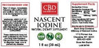 Organic Nascent Iodine Supplement Deep-Earth Sourced. Supports & Detoxifies Thyroid. Metabolism Heath, Focus & Better Sleep. 1,950 mcg per Serving