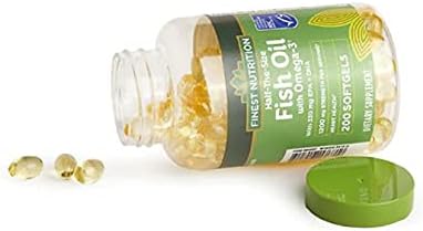 Walgreens (Formerly Finest Nutrition) Half-The-Size Fish Oil 1200 mg Softgels 200.0ea