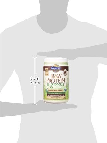 Garden of Life Raw Organic Protein & Greens, Chocolate Cacao, 1 lb 5.51 oz (610 g) (Pack of 6)
