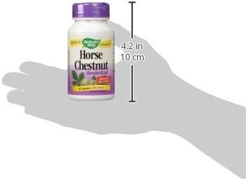 Nature's Way Horse Chestnut Extract, Premium Extract, Promotes Healthy Leg Veins*, 250 mg per Serving, Vegan, 90 Capsules (Packaging May Vary) (Pack of 2)