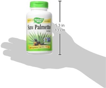 Nature's Way Saw Palmetto Berries,Traditional Prostate Support*,585 mg per Serving,Non-GMO Project Verified,Vegan,180 Capsules,(Pack of 2)