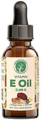 Mother Nature's Essentials Natural Vitamin E Oil Food Grade, 21,000IU d-Alpha-tocopherol, not Processed. 1 oz.