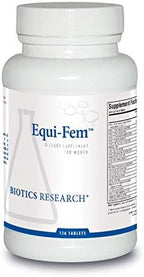 Biotics Research Bio K Mulsion™ & Equi-Fem™ – Liquid Vitamin K1 for Bone, Heart & Blood Clotting Support + Women’s Multivitamin for Hormonal Balance, PMS Relief & Digestive Health - 1fl oz + 126 tabs
