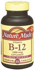 Nature Made Vitamin B-12 1,000 mcg Time Release - 300 Tablets
