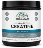 TERRA ORIGIN Creatine Monohydrate Powder | Micronized Creatine for Women & Men | Unflavored, 100 Servings | Creatine Monohydrate Supplement | Gluten Free, Sugar Free, Made in USA