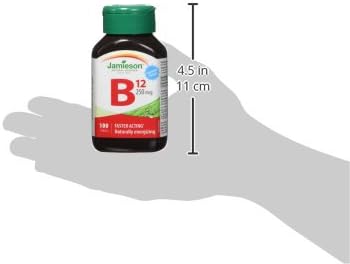 Jamieson Vitamin B12 (Methcycobalamin)250mcg, 100 Tablets