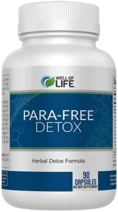 Well of Life para-Free Detox: Immune Support & Natural Detox Blend with Zinc, Black Walnut, Wormwood, Goldenseal, Cranberry & Garlic. Synergistic Formula for Overall Wellness: 90 V Capsules