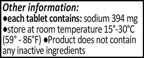 Sodium Chloride Tablets 1 Gm, USP Normal Salt Tablets - 100 Tablets (Pack of 3) by CitraGen Pharmaceuticals, Inc.