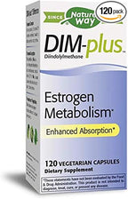 Nature's Way Dim-Plus, Diindolylmethane Vegetarian Capsules, 120-Count (Packaging May Vary), Pack of 2