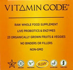 Garden of Life Vitamin D,Vitamin Code Raw D3,Vitamin-D 2,000 IU,Raw Whole Food D3 Supplements with Chlorella,Fruit,Veggies & Probiotics for Bone & Immune Health,120 Vegetarian Capsules,(Pack of 2)
