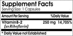 B-2 Vitamin 250mg ~ 200 Capsules - No Additives ~ Naturetition Supplements