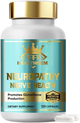 Neuropathy Support, Natural Nerve Supplement, Nerve Savior for Neuropathy with Pure Alpha Lipoic Acid, Fortify Nerves in Hands, Neck, Feet & Toes - 120 Capsules | 40-Day Supply
