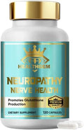 Neuropathy Support, Natural Nerve Supplement, Nerve Savior for Neuropathy with Pure Alpha Lipoic Acid, Fortify Nerves in Hands, Neck, Feet & Toes - 120 Capsules | 40-Day Supply