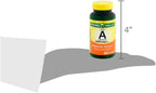 Spring Valley Vitamin A Supplement 2400 mcg, 250 Count + STS Sticker.