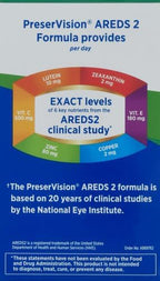 PreserVision AREDS 2 Eye Vitamin & Mineral Supplement, Contains Lutein, Vitamin C and E, Zeaxanthin, Zinc 120 Softgels (Packaging May Vary) (Pack of 2)