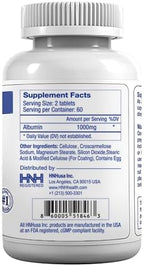Dr.K&C Premium Albumin Protein Supplement – Extra Strength 1000 mg 240 Tablets Healthy Kidney Liver Promote General Wellness Energy Support Life Balance 2pk