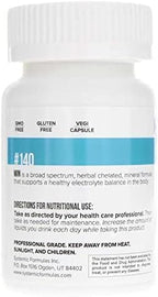 Systemic Formulas MIN #140 Multi Mineral Plus – 60 Capsules | Essential Mineral Complex for Daily Wellness, Cellular Replenishment & GeoMetal™ Keychain Pill Holder