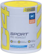 Cellucor C4 Sport Pre Workout Powder Blue Raspberry - Pre Workout Energy with 3g + 135mg Caffeine and Beta-Alanine Performance Blend - NSF Certified for Sport | 30 Servings