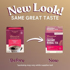 Teeccino Vanilla Nut Herbal Tea - Rich & Roasted Herbal Tea That’s Caffeine Free & Prebiotic for Natural Energy, 10 Tea Bags
