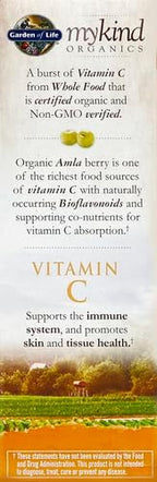 Garden of Life Organics Vitamin C Spray for Kids and Adults - Orange Tangerine,Vitamin C Supplement,Antioxidant for Immune Support and Skin Health,2 fl oz Liquid Drops,(Pack of 2)