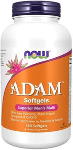 NOW Foods AdamTM Men's Multiple Vitamin -Softgels,180 Count (Pack of 1)
