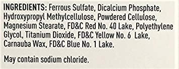 Walgreens Iron Slow Release High Potency Ferrous Sulfate 45mg, Tablets, 120 ea