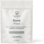 Adapt Naturals 4-in-1 Biome Protect Prebiotics, Probiotics Supplement Postbiotics & Polyphenols for Microbiome, Gut Health & Defense for Women & Men, 30 Day Supply