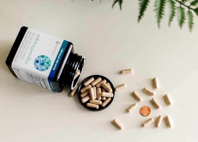 Organic KSM-66 Ashwagandha Supplement – 180 Vegetarian Capsules, 1000mg per Daily Serving, Supports Healthy Stress Management Response