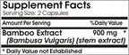 Bamboo Extract 900mg // 90 Capsules // Pure // by PureControl Supplements