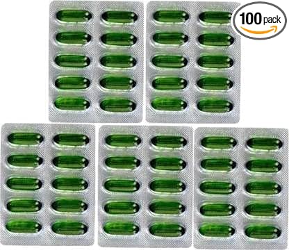 100 Evion Capsules Vitamin E For Glowing Face,Strong Hair,Acne,Nails, Glowing Skin 400mg by Merck