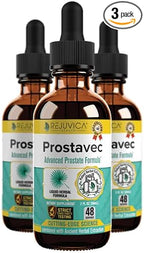 Prostavec Advanced Prostate Support Supplement - Liquid Formula for Faster Absorption with Pygeum, Saw Palmetto, Stinging Nettle + Turmeric & Damiana - Vegan, Non-GMO - 6 fl oz