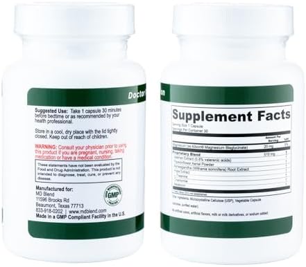 Sleep - Natural Sleep Aids for Adults with l theanine Supplement, Ashwagandha, Magnesium, Valerian Root, Melatonin - Non-Habit Forming Formula for Rejuvenating - 60 Capsules (Pack of 2)