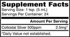 Natural Path Silver Wings Colloidal Silver 500ppm Immune Support Supplement 4 fl. oz. Dropper,(Pack of 2)