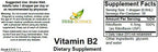 Vitamin B2 Supplement - Riboflavin Drops Liquid Extract - for Headache Relief, Natural Energy - Support for Hair, Skin, Nail Health,Collagen Production - Non-Alcoholic - 1 Fl.oz.