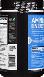 Optimum Nutrition Amino Energy - Pre Workout with Green Tea, BCAA, Amino Acids, Keto Friendly, Green Coffee Extract, Energy Powder - Blueberry Lemonade, 30 Servings (Packaging May Vary) (Pack of 6)